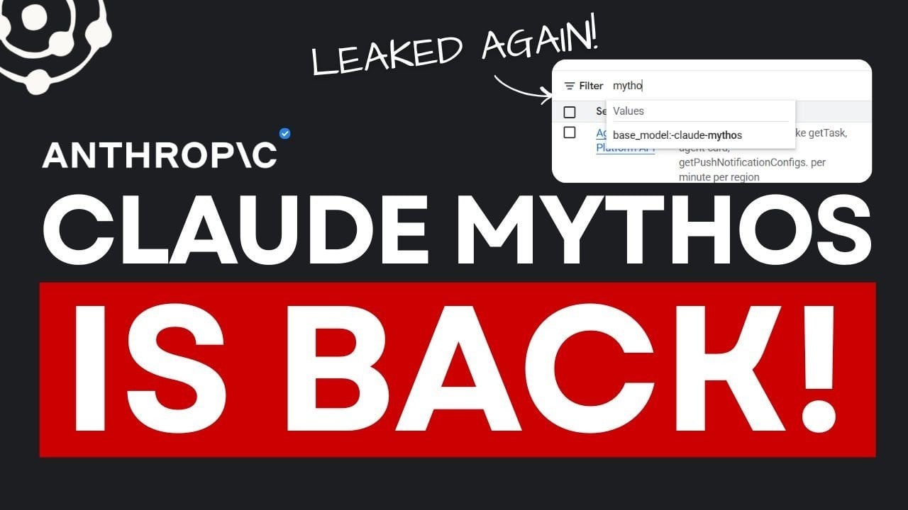 Claude Mythos interface shown in the Google Cloud console