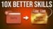 Comparison between inefficient mega skills and streamlined skill systems.