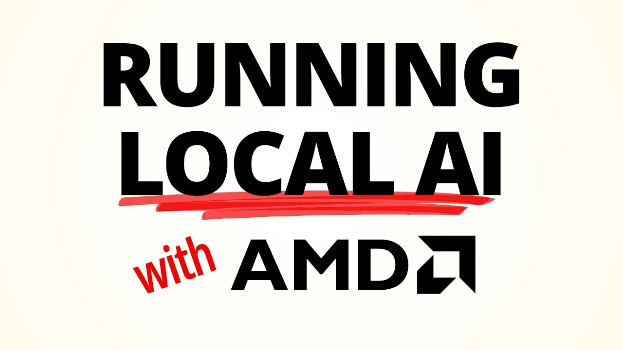 Radeon AI Pro R9 700 GPU rendering local AI workloads