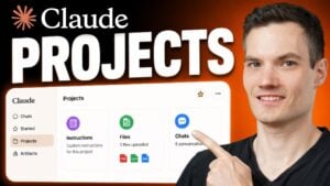The Claude Projects dashboard showing organized workspaces