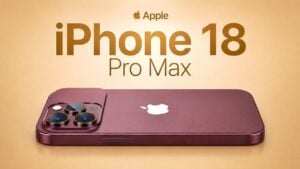 Close up of the new Dark Cherry finish on the iPhone 18 Pro
