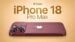Close up of the new Dark Cherry finish on the iPhone 18 Pro