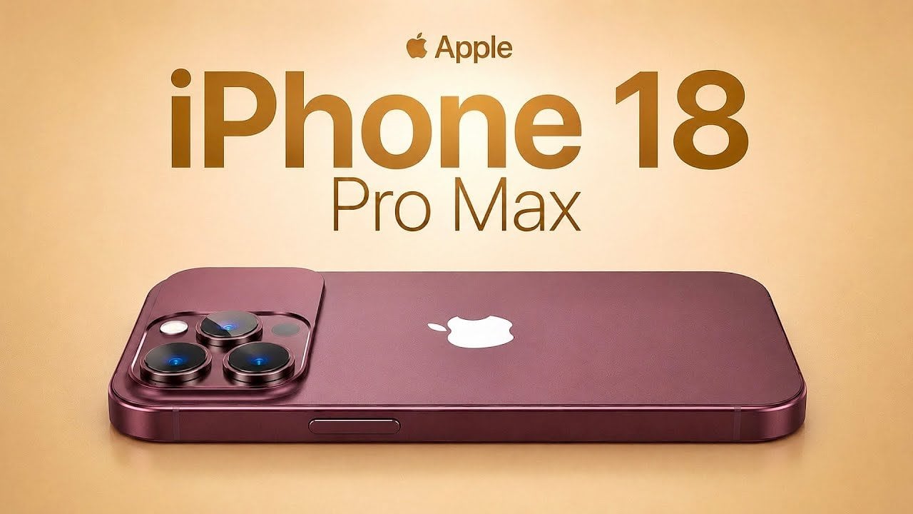 geeky-gadgets.com - Roland Hutchinson - iPhone 18 Pro Max Leaks Reveal Bold Dark Cherry Color