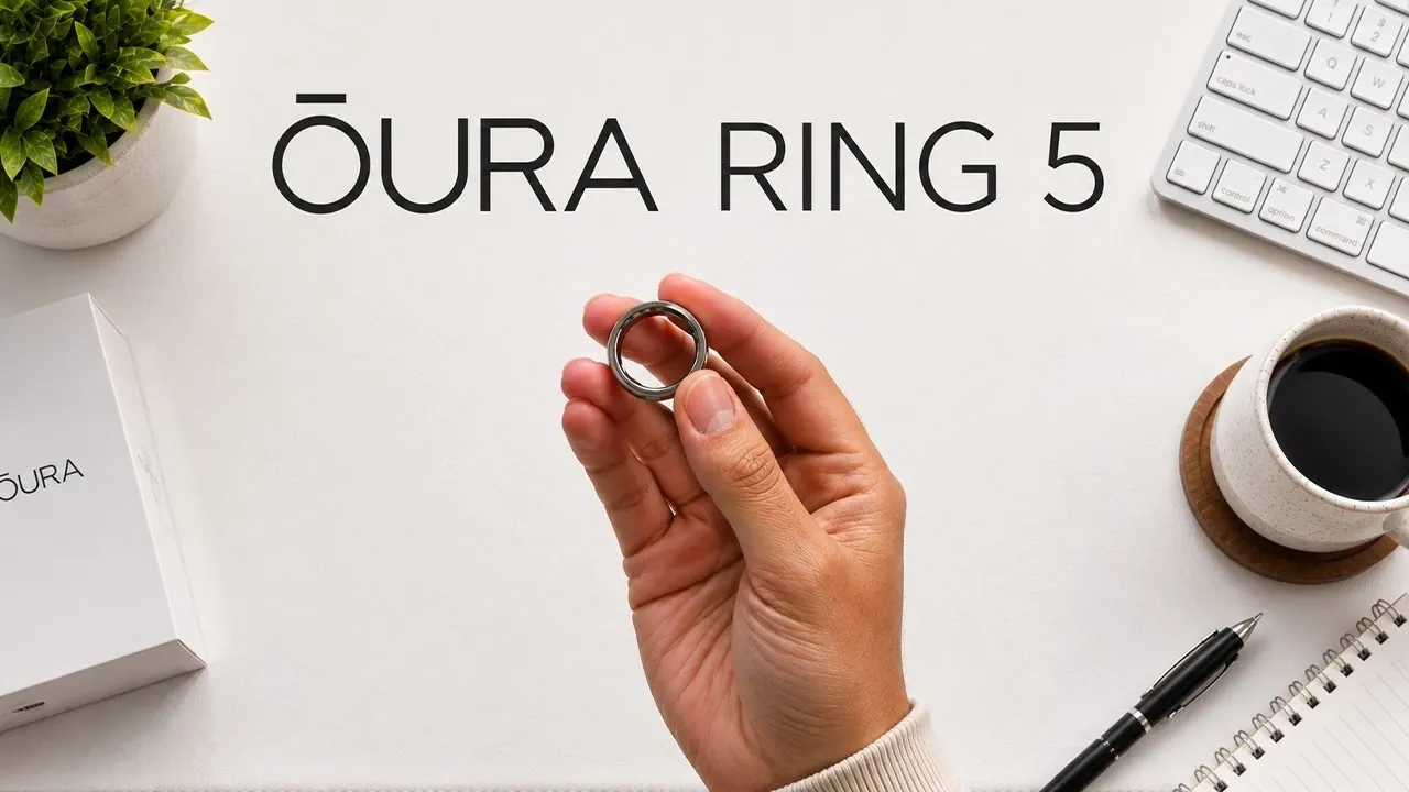 The new thinner design of the Oura Ring 5