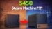 Completed DIY Steam Machine in a compact mini-ITX case