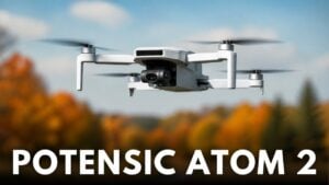 Side by side comparison of Potensic Atom 2 and DJI Mini 4K