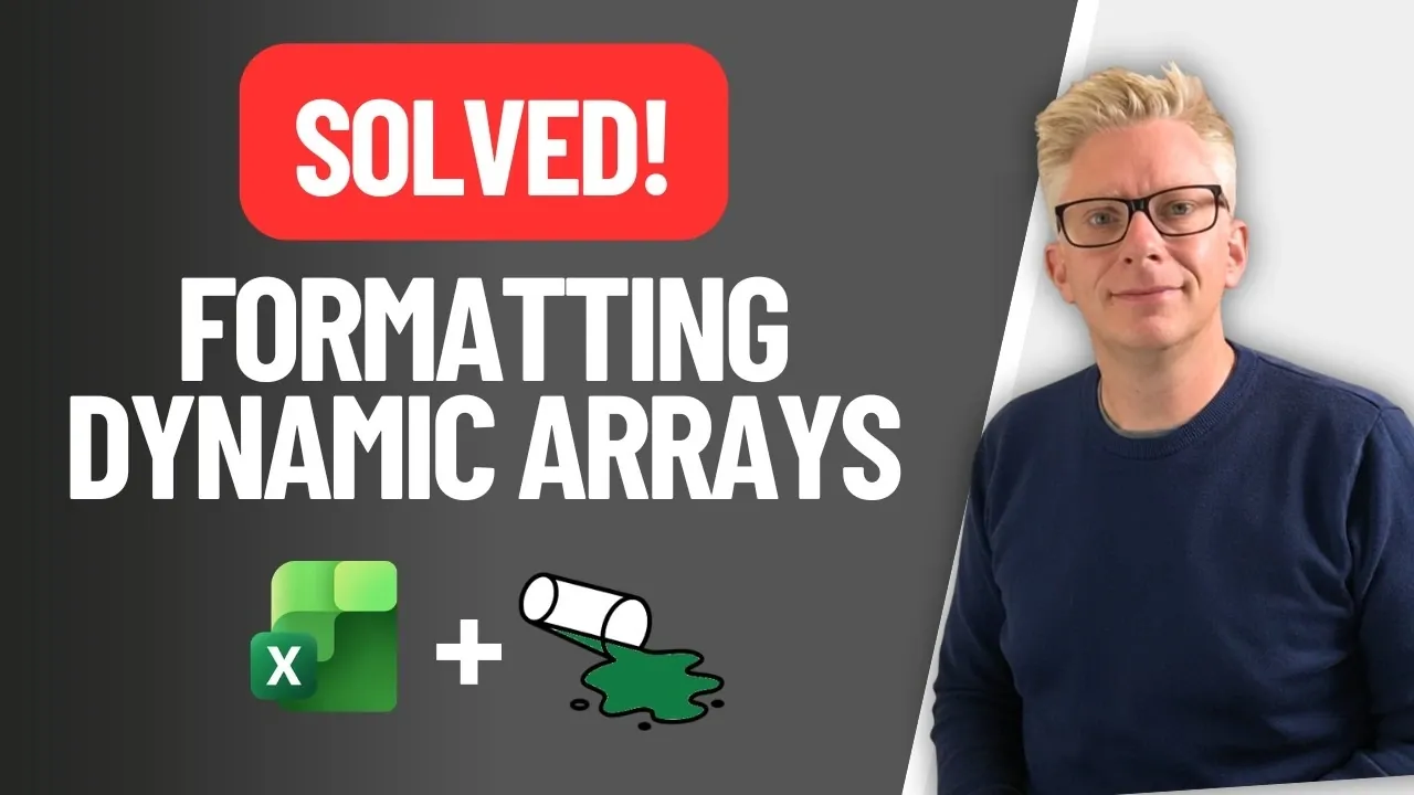 Dynamic array expanding with automatic formatting applied