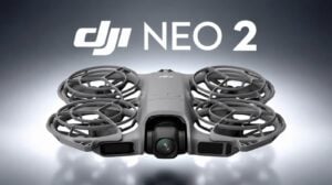 User launching the DJI Neo 2 without a remote controller.