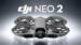 User launching the DJI Neo 2 without a remote controller.