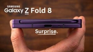 Side by side comparison of the Galaxy Z Fold 8 and Fold 8 Wide