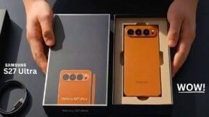 Front view of the upcoming Samsung Galaxy S27 Ultra smartphone