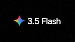 Google Gemini 3.5 Flash launch presentation interface.