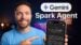 The Gemini Spark dashboard showing active and completed automated tasks.
