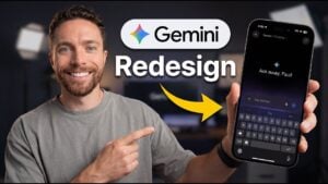 The newly redesigned Google Gemini user interface