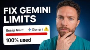 A dashboard displaying Gemini current and weekly usage limits.