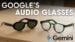 A person wearing Google's high-fashion Gentle Monster XR glasses