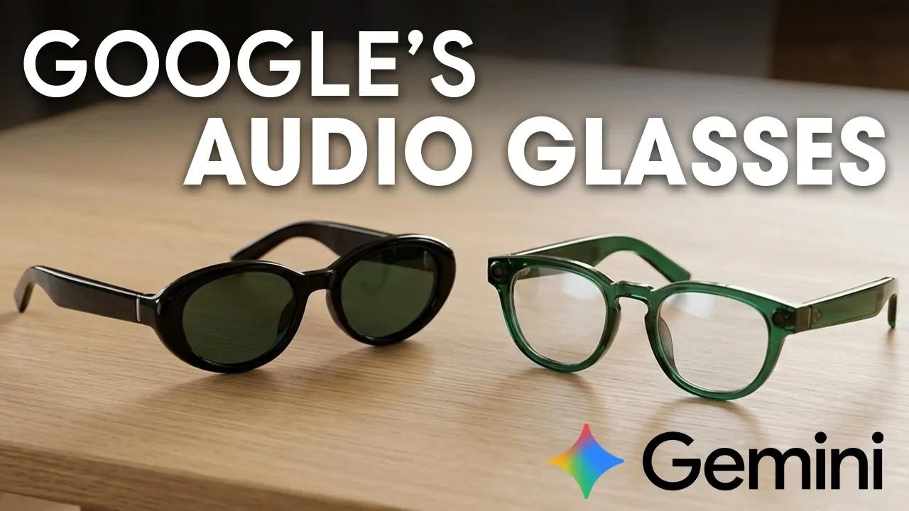 Demonstration of Gemini AI real-time navigation on Google glasses