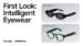 A stylish model showcasing the Gemini-powered smart glasses.