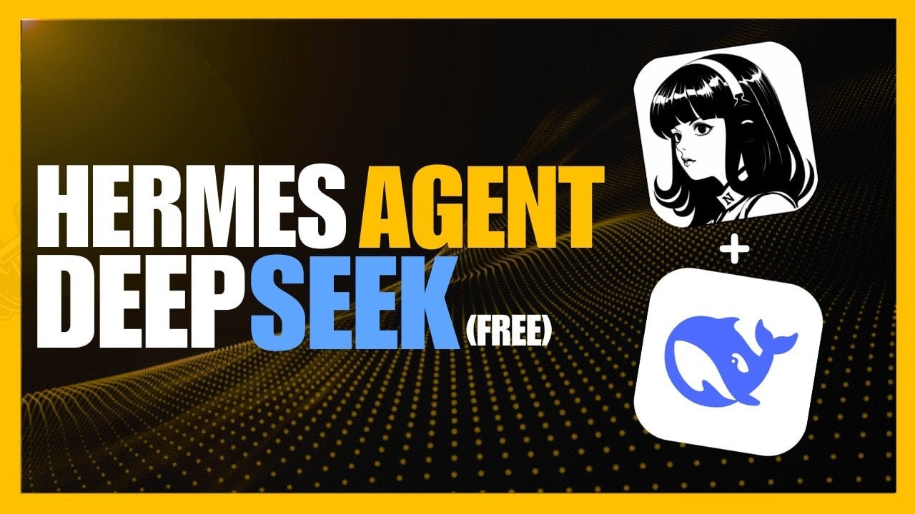 Hermes Agent interface showing the new DeepSeek V4 integration