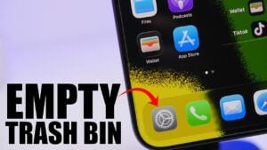 Featured image for How To Empty The TRASH BIN on iPhone !