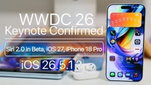 Siri 2.0 interface on an iPhone running iOS 27