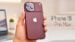 Front view of the leaked iPhone 18 Pro Max with a smaller dynamic island
