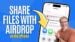 Two iPhones held close together to initiate AirDrop sharing