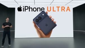 Leaked silver white and deep indigo blue colors for the iPhone Ultra