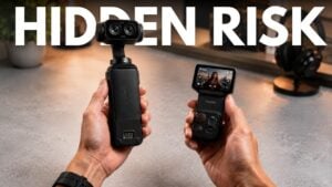 Insta360 Luna Ultra modular camera on a professional video shoot