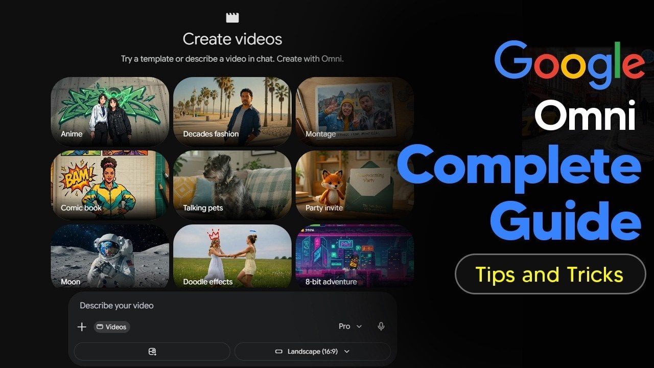 A multi-scene video generated using the Google Omni Flash model.