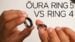 Person wearing the thinner and lighter Oura Ring 5