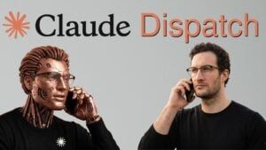 User retrieving files remotely using the Claude Dispatch interface