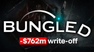 PlayStation and Bungie logos side by side showing financial decline