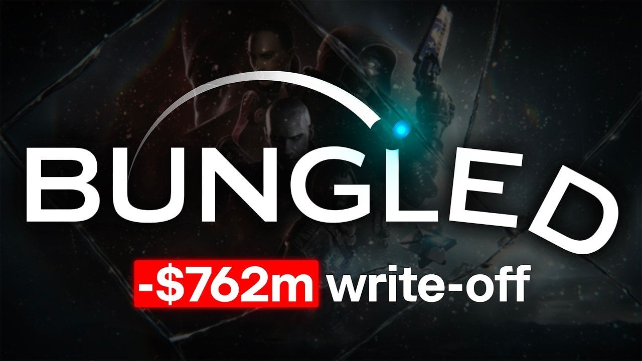 PlayStation and Bungie logos side by side showing financial decline