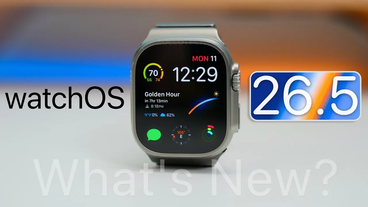 RCS messaging interface shown on an Apple Watch display