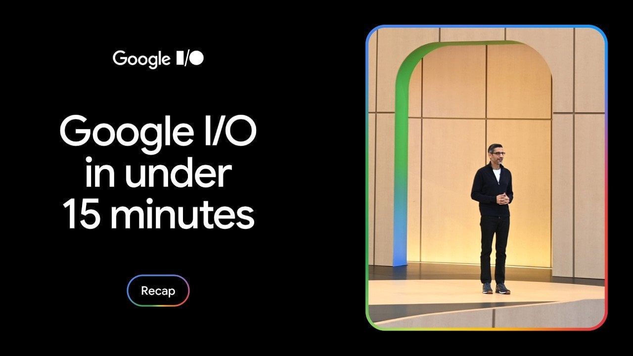 Person wearing the new Google audio glasses with Gemini integration