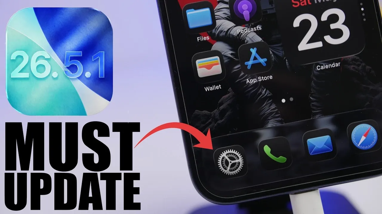 iPhone screen displaying the iOS software update menu