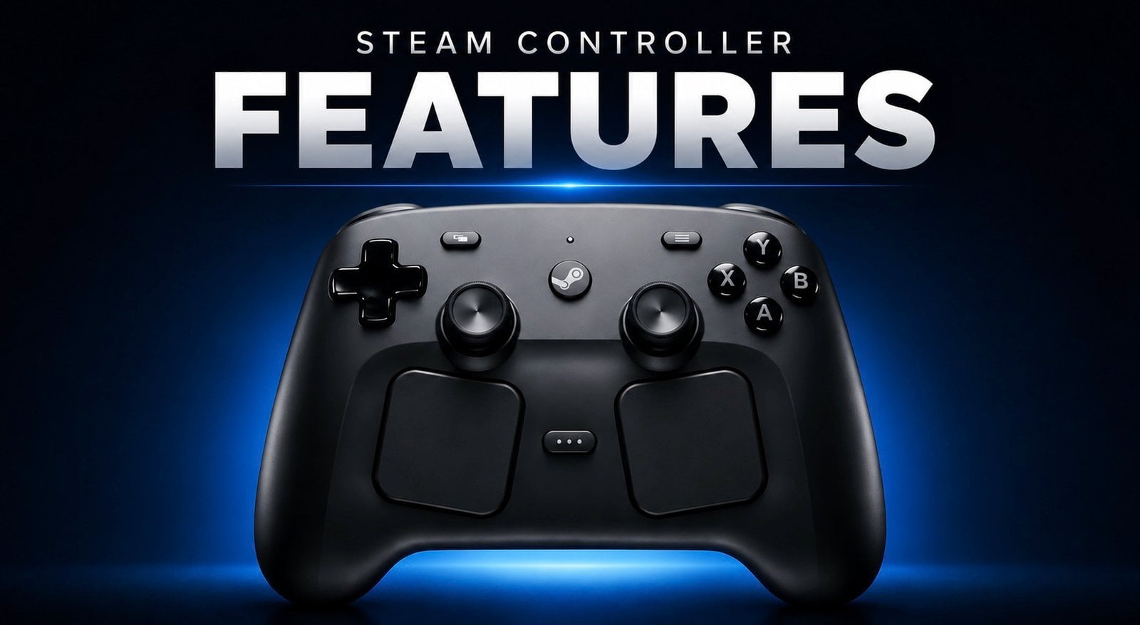 Ergonomic design and button layout of the Steam Controller