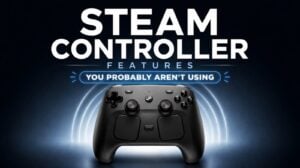 A close-up of the Steam Controller trackpad configuration screen