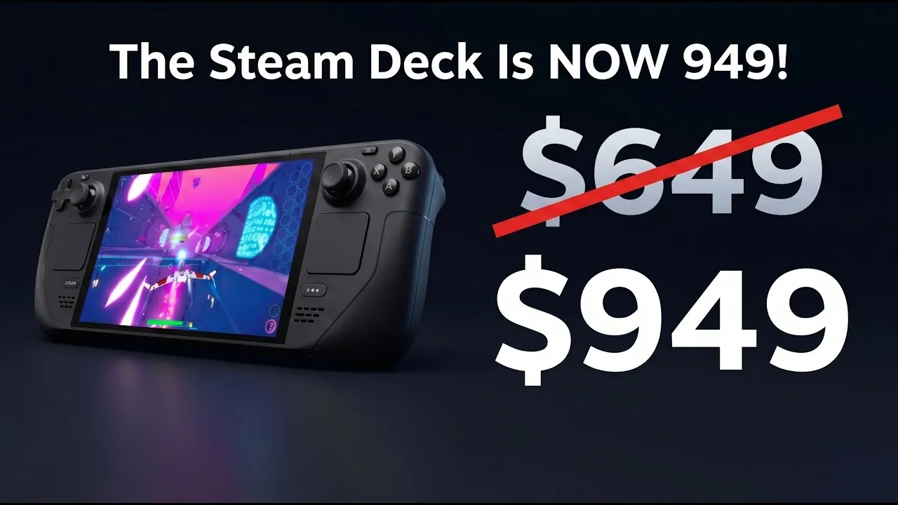 A person holding a Steam Deck OLED while playing a video game.