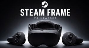 Leaked design of the Valve Steam Frame VR headset
