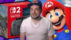 Nintendo Switch 2 console displaying the new 2026 game lineup
