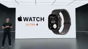 Display and rugged design of the Apple Watch Ultra 4