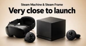 A conceptual design of the upcoming Valve Steam Machine console