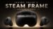 Steam Frame VR headset prototype showing standalone design
