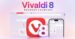 The new unified design interface in the Vivaldi 8 browser
