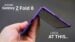 Galaxy Z Wide Fold displaying a tablet-like inner screen