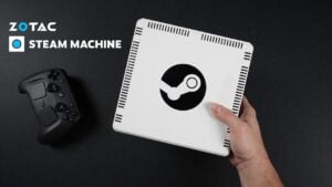 Front view of the Zotac SN780 official Steam Machine
