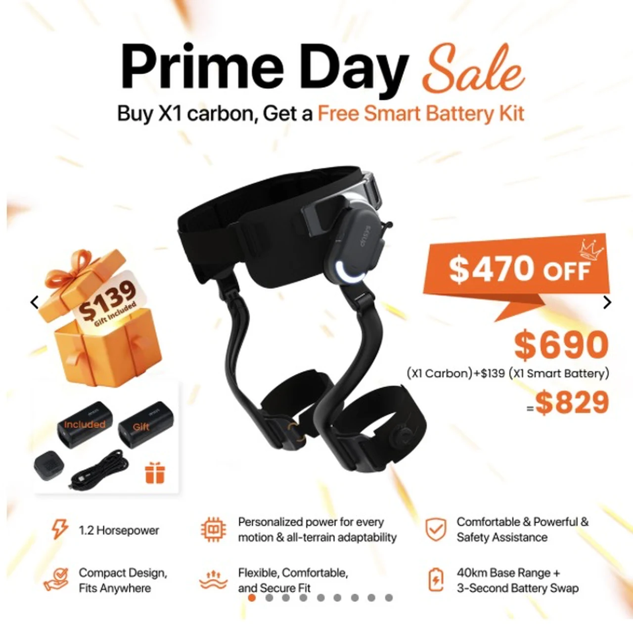 Dnsys X1 Carbon Exoskeleton Prime Sale