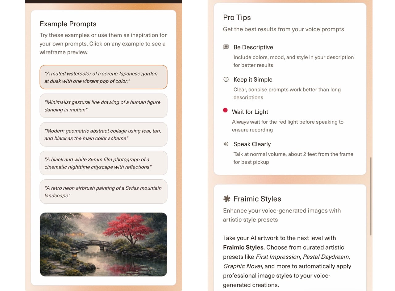Fraimic App 3
